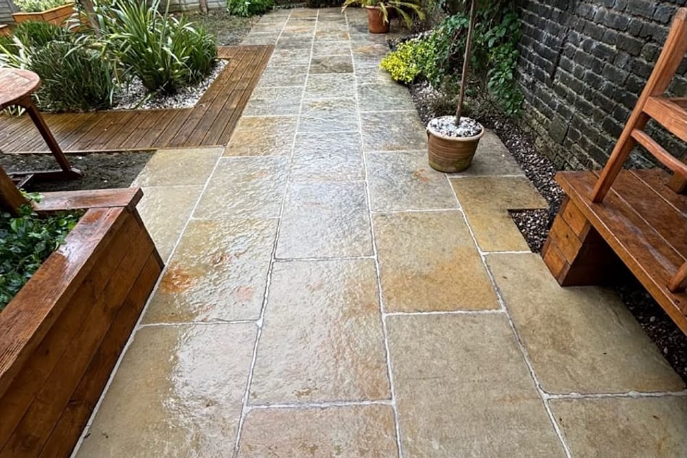 Pressure Washing carried out by B & V